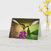 Vlinder, kaart (Gele Bloem)