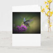 Vlinder, kaart (Gele Bloem)