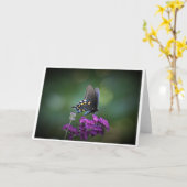 Vlinder, kaart (Gele Bloem)