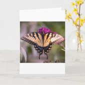 Vlinder, kaart (Gele Bloem)