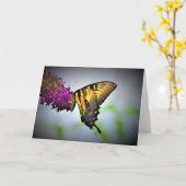 Vlinder, kaart (Gele Bloem)