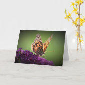 Vlinder, kaart (Gele Bloem)