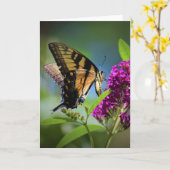 Vlinder, kaart (Gele Bloem)