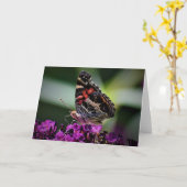 Vlinder, kaart (Gele Bloem)
