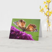 Vlinder, kaart (Gele Bloem)