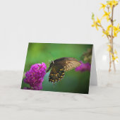 Vlinder, kaart (Gele Bloem)