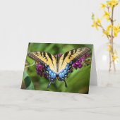 Vlinder, kaart (Gele Bloem)