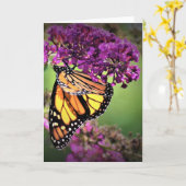 Vlinder, kaart (Gele Bloem)