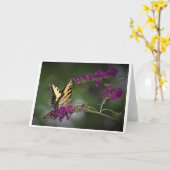 Vlinder, kaart (Gele Bloem)
