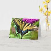 Vlinder, kaart (Gele Bloem)