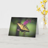 Vlinder, kaart (Gele Bloem)