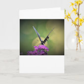 Vlinder, kaart (Gele Bloem)