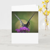 Vlinder, kaart (Gele Bloem)