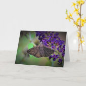 Vlinder, kaart (Gele Bloem)