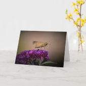 Vlinder, kaart (Gele Bloem)