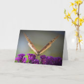 Vlinder, kaart (Gele Bloem)