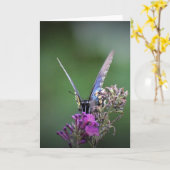 Vlinder, kaart (Gele Bloem)