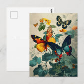 Vlinder Kaleidoscoop:  Briefkaart (Voorkant / Achterkant)