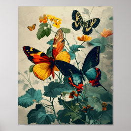 Vlinder Kaleidoscoop:  Poster