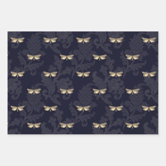 Vlinder & Kant inpakpapier (Voorkant 3)