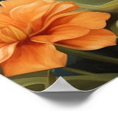 *~* Vlinder Kat Bloemen 5:4 Kitten Cat AP68 Poster (Hoek)