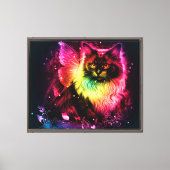 vlinder Kat Canvas Afdruk (Voorkant)