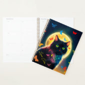 Vlinder kat gloeiend insect sterrendier nacht planner (Display)