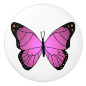 Vlinder Keramische Knop (Voorkant)