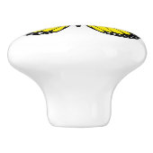 Vlinder Keramische Knop (Zijkant)