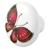 Vlinder Keramische Knoppen en Trekken (Rechts)