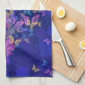 Vlinder keuken handdoek hart (Quarter Fold)