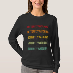 Vlinder Kijken Vlinder Kijken Hobbyist Regenboog T-shirt