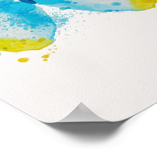 Vlinder kinderkamer poster babyspeelgoed (Hoek)