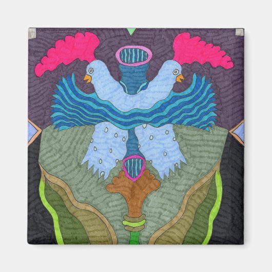 Vlinder—Kippen van het Zee Magneet (Voorkant)