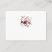 vlinder kisses Baby shower spel Informatiekaartje (Achterkant)