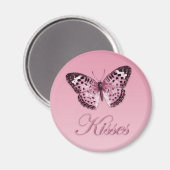Vlinder Kisses Magnet (Voorkant / Achterkant)