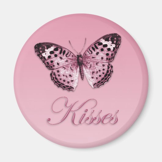 Vlinder Kisses Magnet (Voorkant)