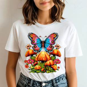 Vlinder kleur burst t-shirt