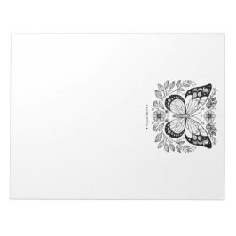 Vlinder Kleurplaten voor Volwassenen Notitieblok