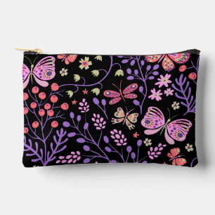 Vlinder Kleurrijk En Bloemen Roos Schattig Etui