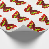 Vlinder Kleurrijk Kunstwerk Verpakkend Document Cadeaupapier (Hoek)