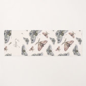 Vlinder Kleurrijk Patroon Yoga Mat (Voorkant (horizontaal))