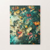 Vlinder  Kleurrijke Relax Ogen Puzzel Legpuzzel (Verticaal)