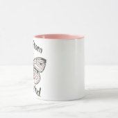 Vlinder koffiemok mok (Midden)