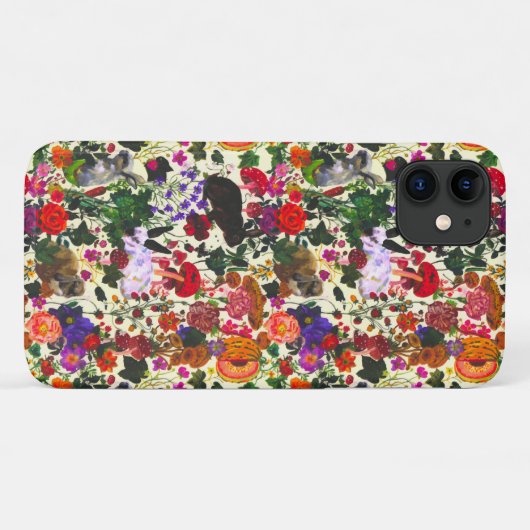  vlinder Konijnenkonijn Waterverf van Florence Case-Mate iPhone Case (Achterkant (horizontaal))