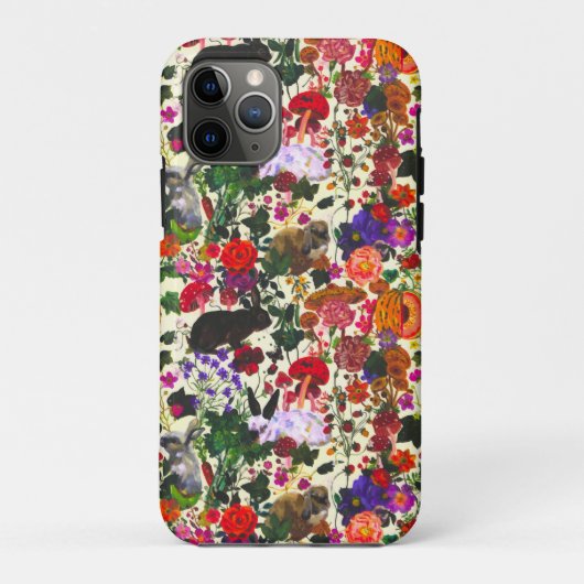  vlinder Konijnenkonijn Waterverf van Florence Case-Mate iPhone Case (Achterkant)