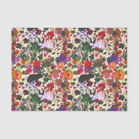  vlinder Konijnenkonijn Waterverf van Florence Tissuepapier (Voorkant)