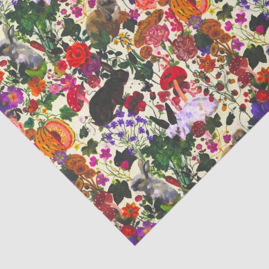  vlinder Konijnenkonijn Waterverf van Florence Tissuepapier (Detail)