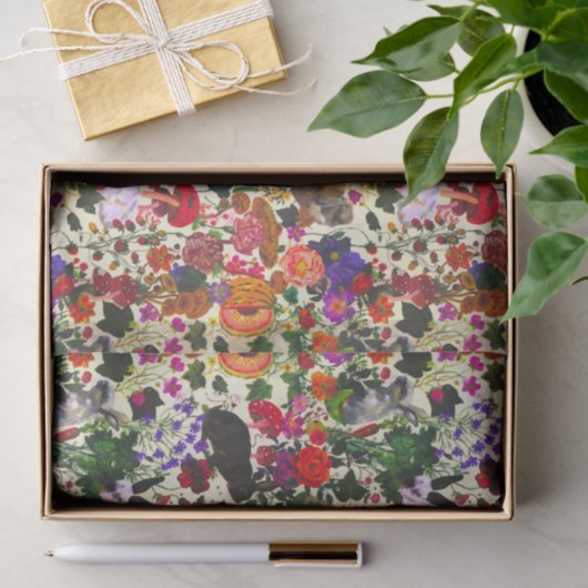  vlinder Konijnenkonijn Waterverf van Florence Tissuepapier (Geschenk)