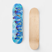 Vlinder Kunst 37 Skateboard (Voorkant)